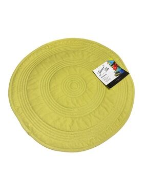 6 New Fiesta Fiestaware Reversible Placemat Circle Target Lemongrass Peacock 15”